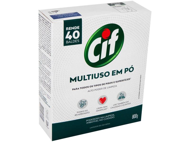 Limpador Multiuso em Pó Cif 800g - Limpador Multiuso - Magazine Luiza